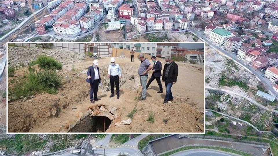Gaziosmanpaşa'da kentsel dönüşüm çalışmaları sırasında 1500 yıllık su kemeri ortaya çıktı - 1