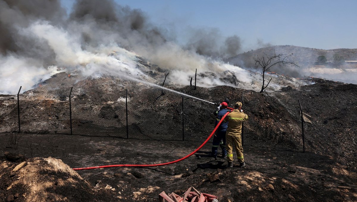 Yunanistan'daki yangınların büyük kısmı kontrol altında