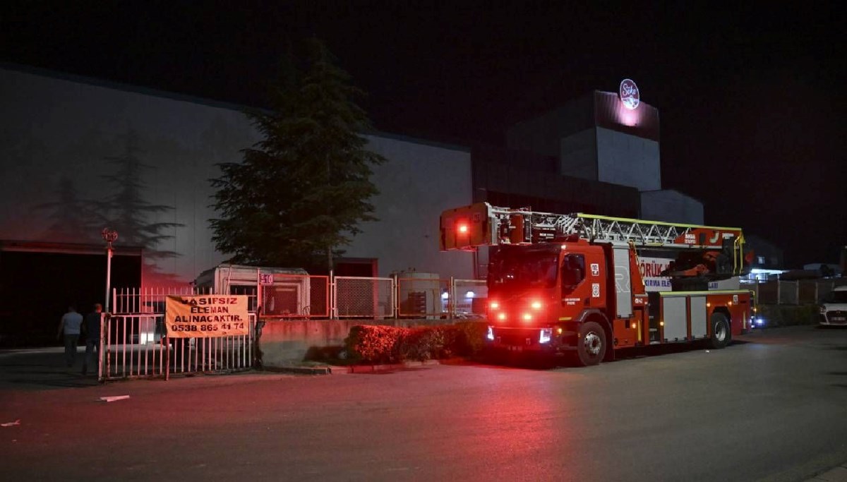 Ankara'da fabrika yangını