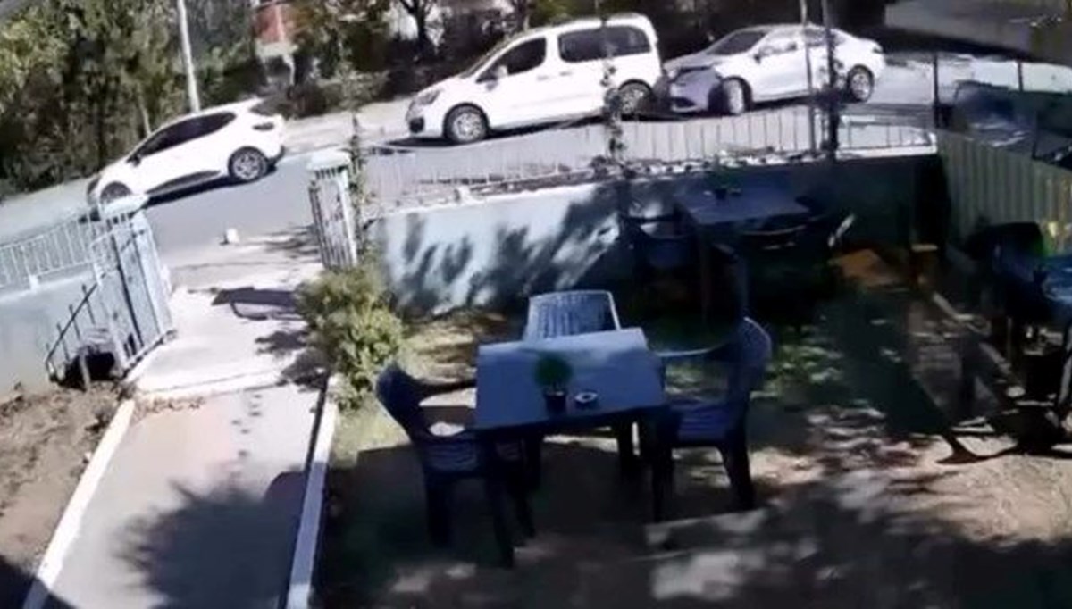 Zincirleme trafik kazası kamerada Zincirleme trafik kazası kamerada