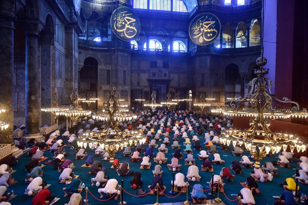 Ayasofya-i Kebir Cami-i Şerifi'nde 86 yıl sonra ilk bayram namazı - 5