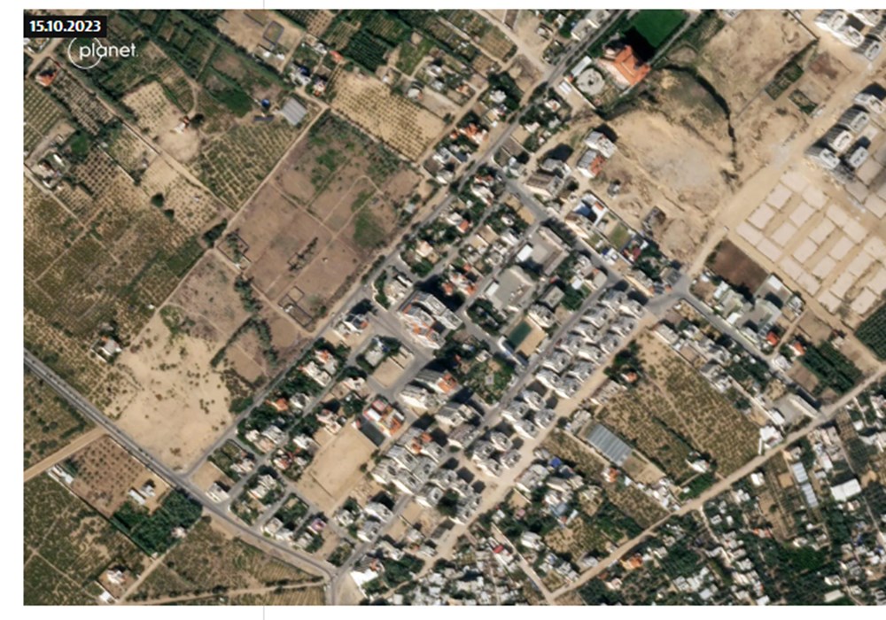 İsrail bombardımanın öncesi ve sonrasında Gazze: Yıkım uydudan görüntülendi - 9