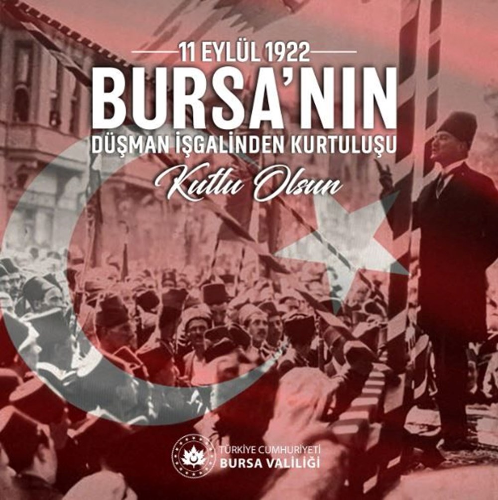 11 Eylül Bursa'nın düşman işgalinden kurtuluşunun 103. yıl dönümü - 2