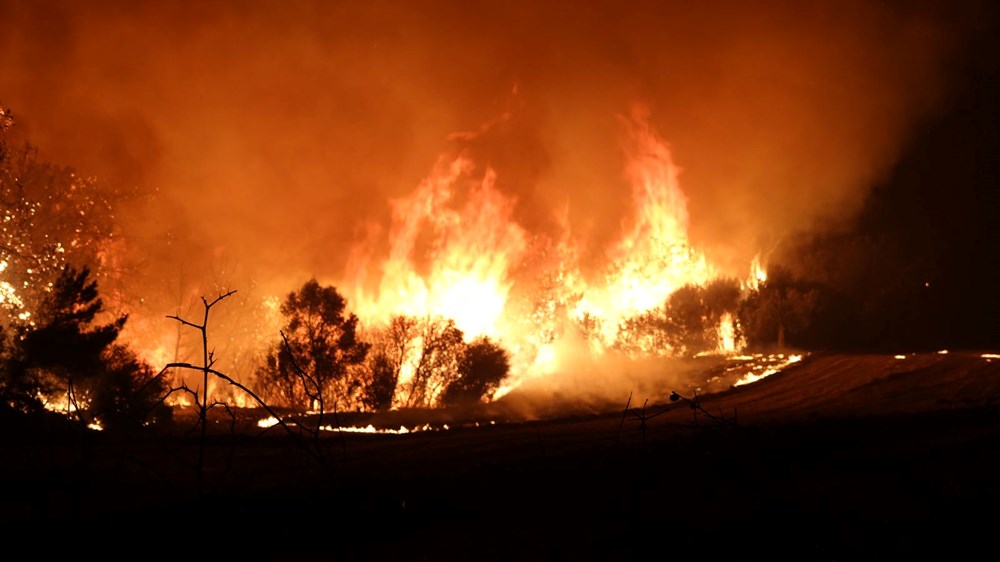 Çanakkale'de orman yangını (Alevlerle mücadelede son durum) - 6
