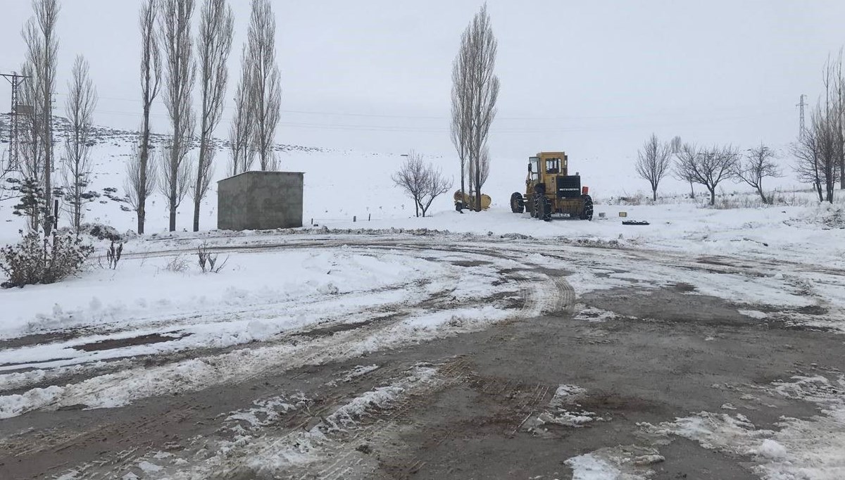 Bayburt'ta mayıs karı etkili oldu