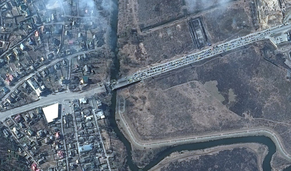 Rusya'nın Ukrayna'ya saldırılarına dair yeni uydu görüntüleri: Ateş çemberi Kiev'i abluka altına aldı - 2