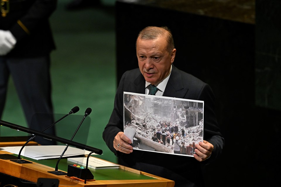 Cumhurbaşkanı Erdoğan, BM Genel Kurulu'nda dünyaya seslendi: "Gazze'de yaşananlar insanlığı dip noktasıdır" - 3