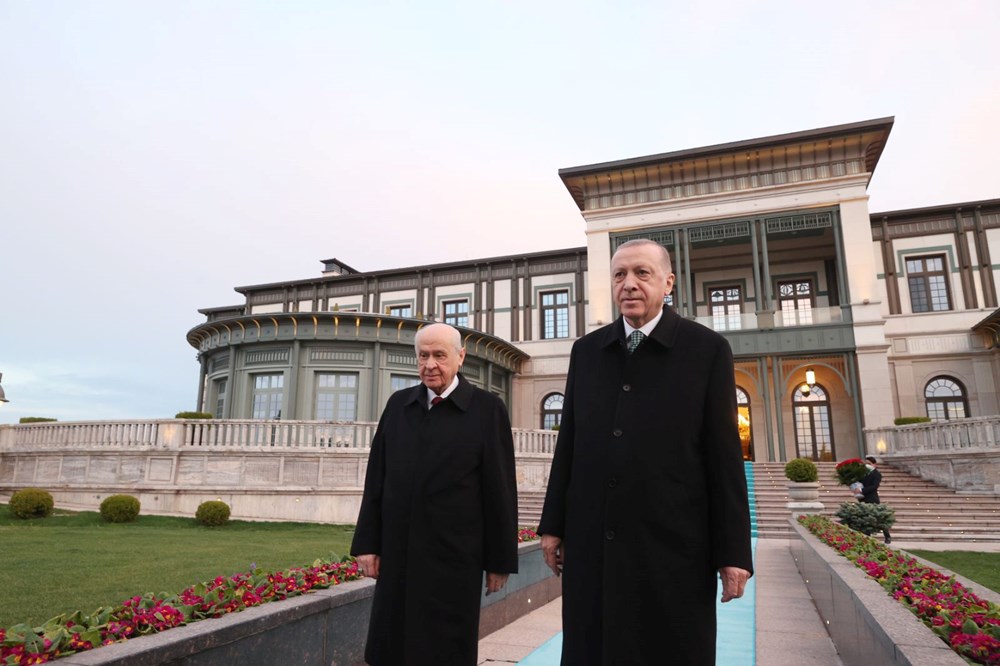 Cumhurbaşkanı Recep Tayyip Erdoğan ve  MHP lideri Devlet Bahçeli iftarda buluştu - 5