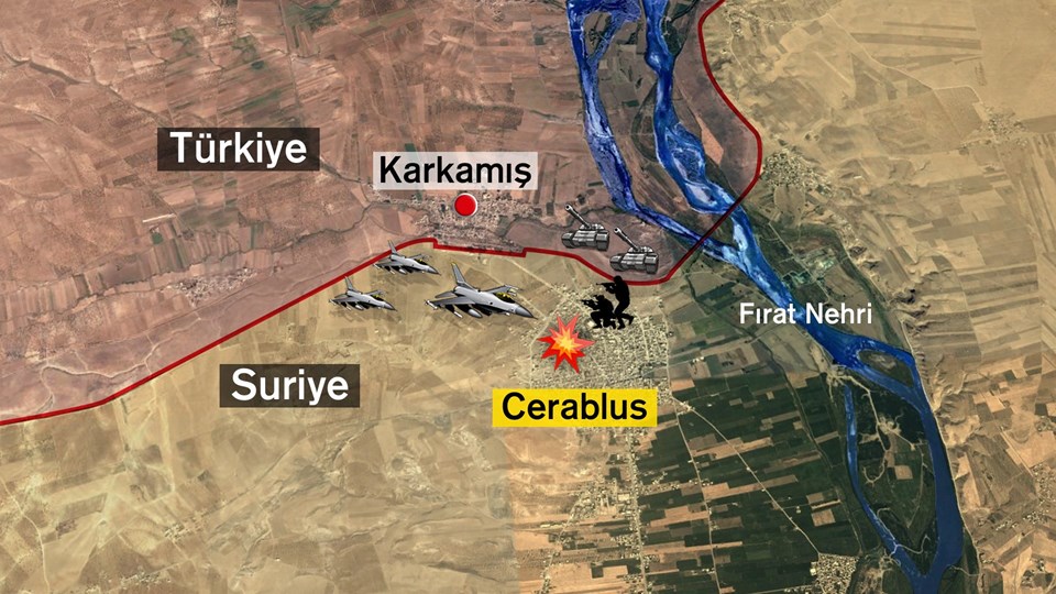 Cerablus'a ''Fırat Kalkanı'' harekatı: IŞİD bölgeden temizlendi - 5