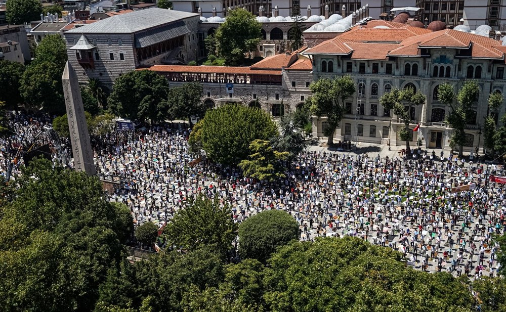 Ayasofya-i Kebir Camii Şerifi ibadete açıldı (Ayasofya'da 86 yıl sonra ilk namaz) - 30