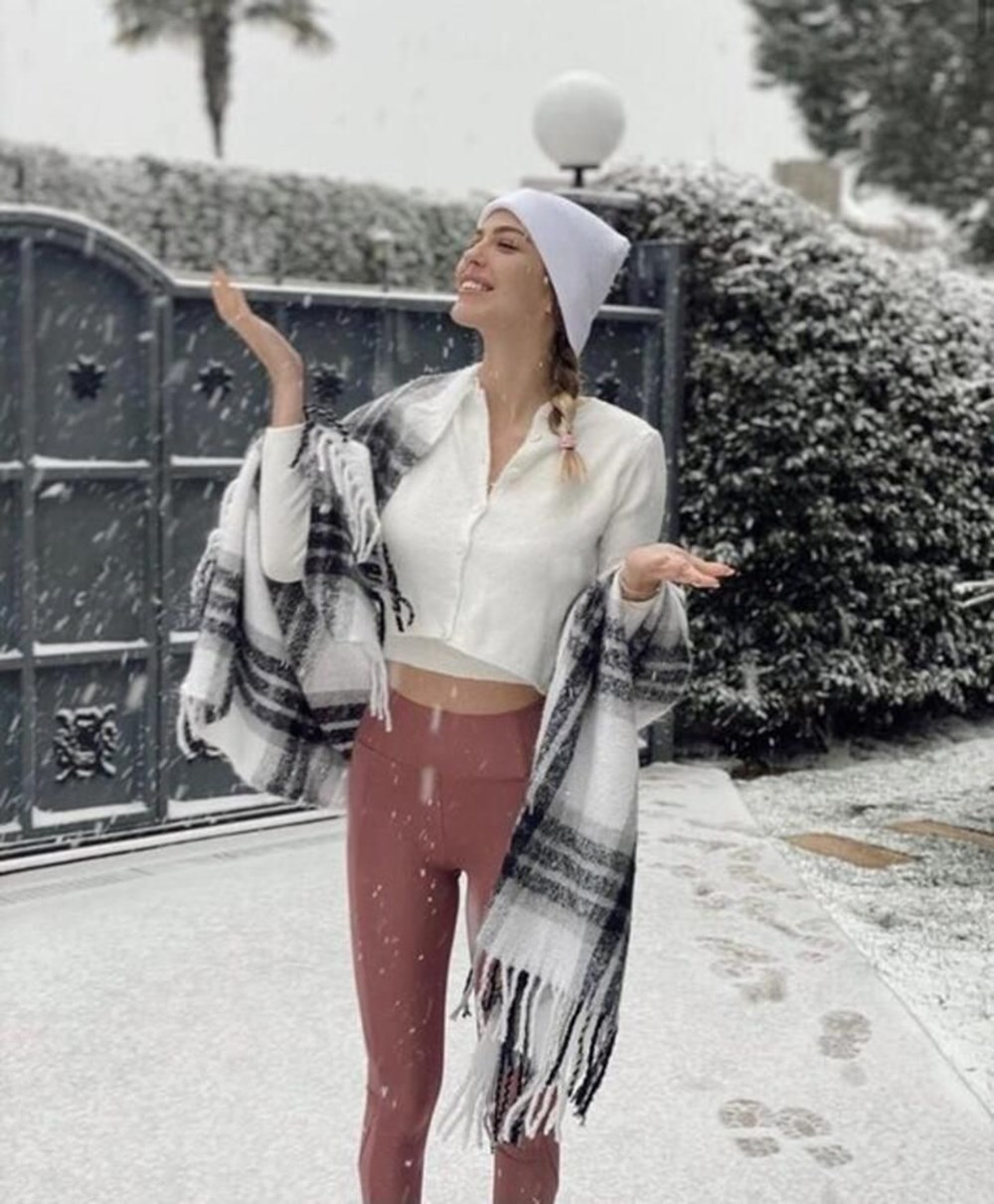 Ünlülerin kar sevinci - 12