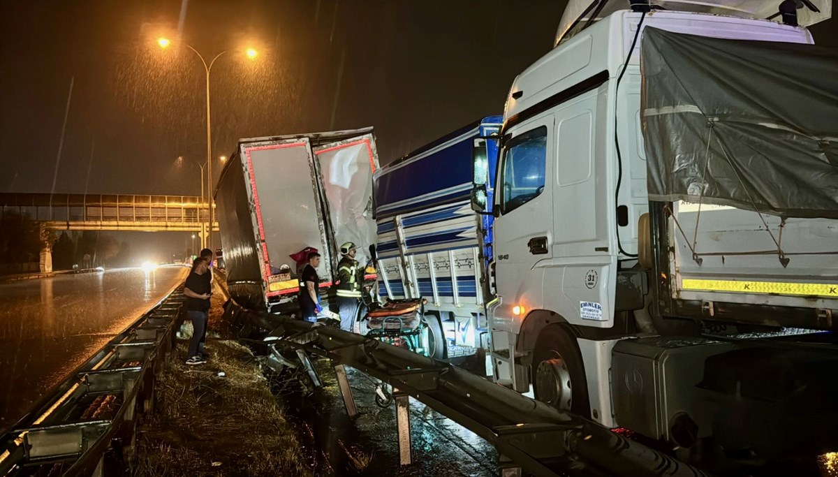 Kocaeli'de zincirleme kaza: 1 ölü