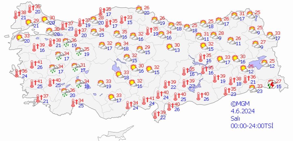 Sıcaklıklar 40 dereceyi geçecek: Bölge bölge hava durumu (Bugün hava nasıl olacak?) - 13