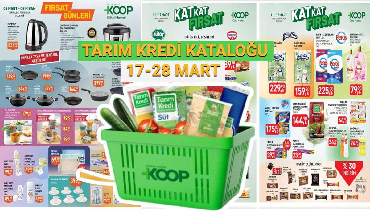 Tarım Kredi Kooperatif Marketleri 20-27 Mart indirimli ürünler: Kahve takımı, tencere, tava, kettle ve pişirici satışta Tarım Kredi Kooperatif Marketleri 20-27 Mart indirimli ürünler: Kahve takımı, tencere, tava, kettle ve pişirici satışta