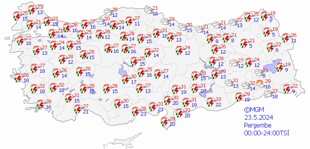 Yağışlı hava geri dönüyor! Meteorolojiden 5 il için uyarı (İstanbul, Ankara, İzmir hava durumu) - 13