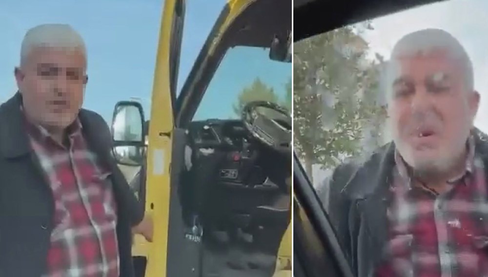 İstanbul’da tükürüklü trafik kavgası