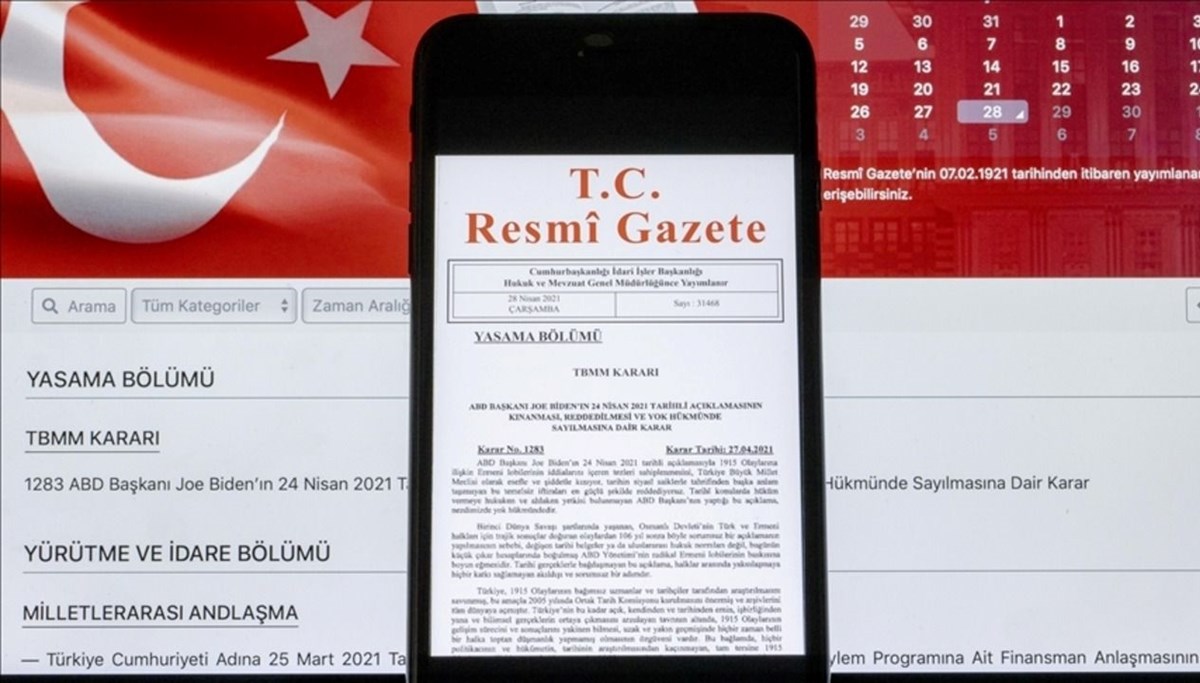 Resmi Gazete'de bugün 5 Mayıs