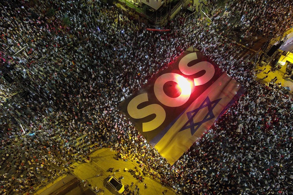 İsrail'de yüz binler yine sokaklarda: Hükümetin yargı düzenlemesine protesto - 4