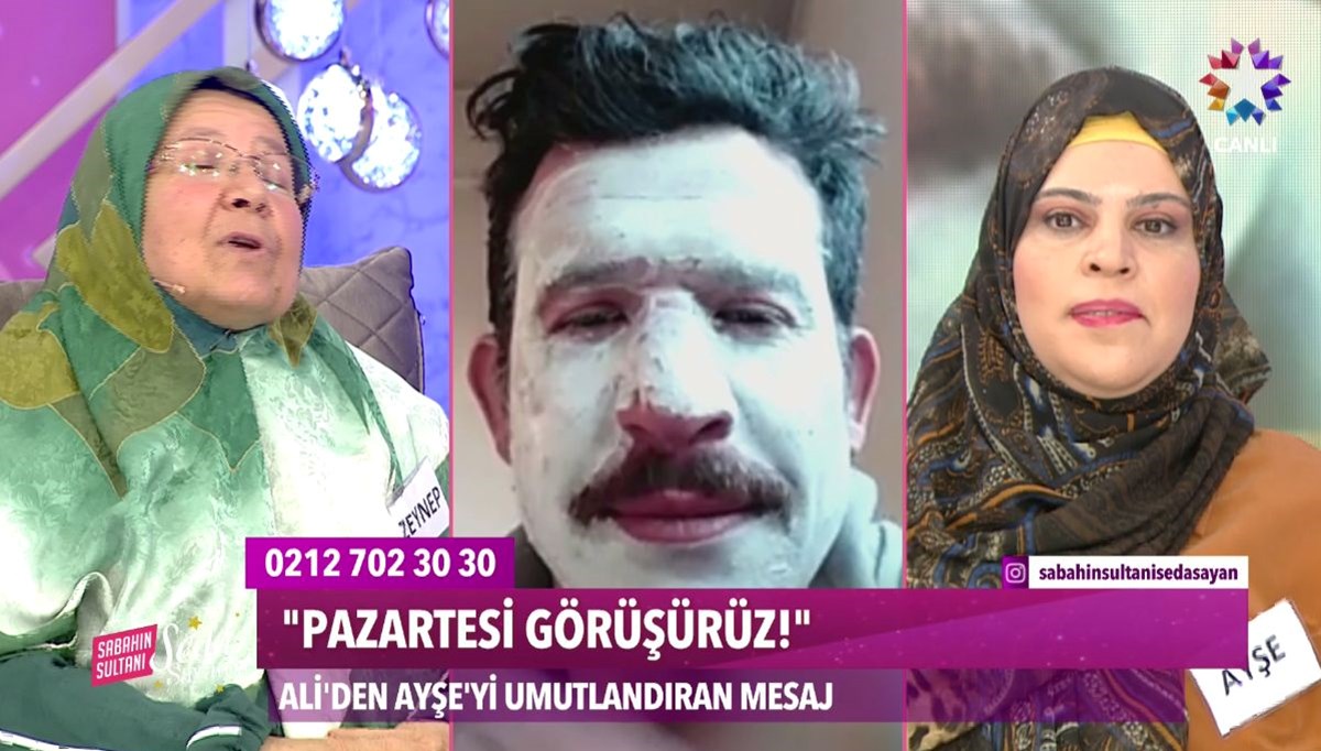 Seda Sayan'a başvuran Ayşe'nin eski eşi Ali'yle barışma çabası sosyal medyada da çok konuşuldu: Benim için süsleniyor?