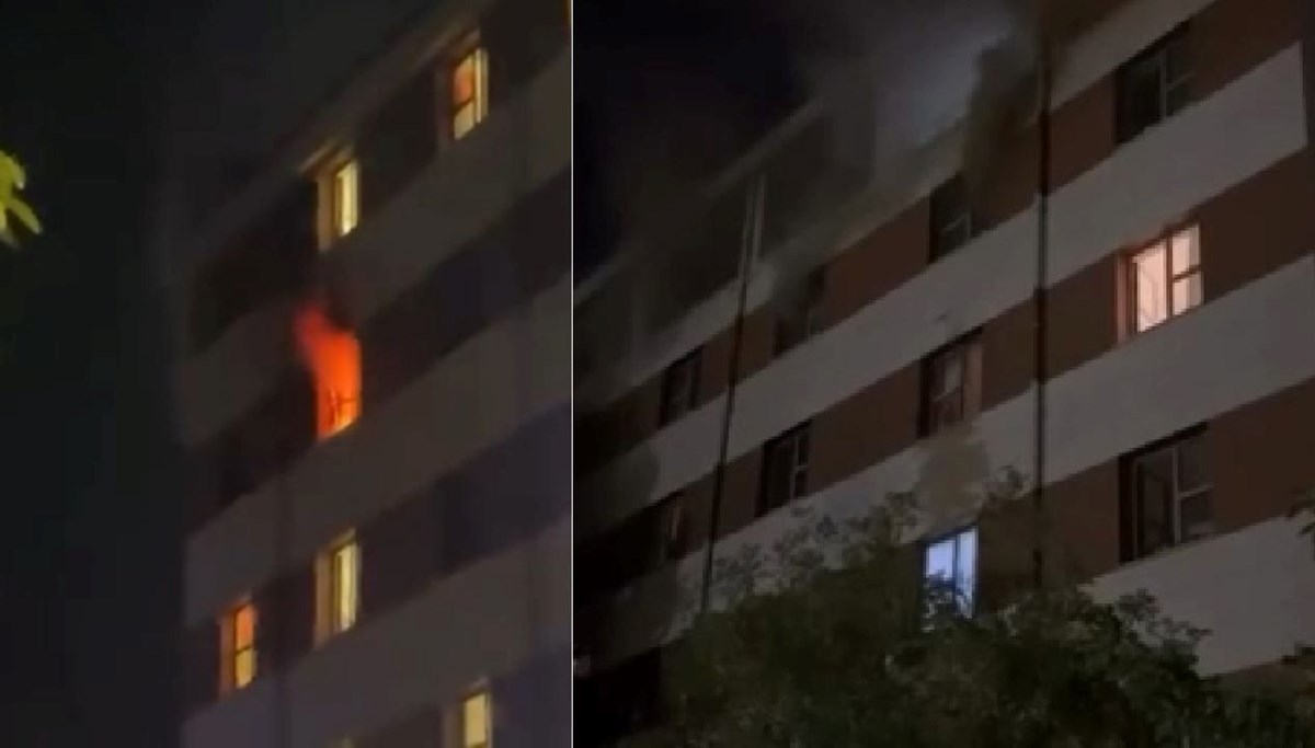 Bursa'da öğrenci yurdundaki yangın