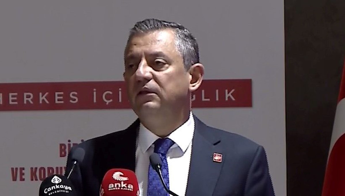 CHP lideri Özel: CHP lideri Özel: