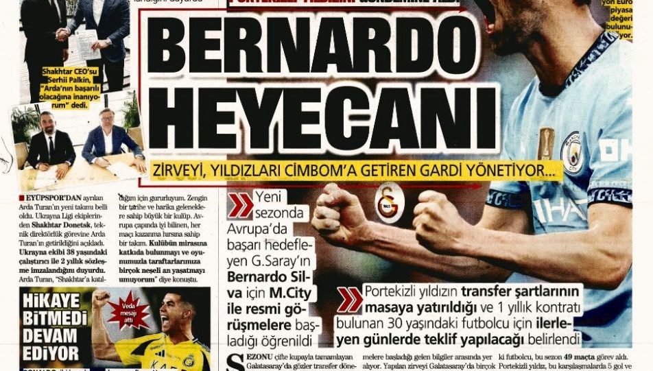 Bernardo heyecanı