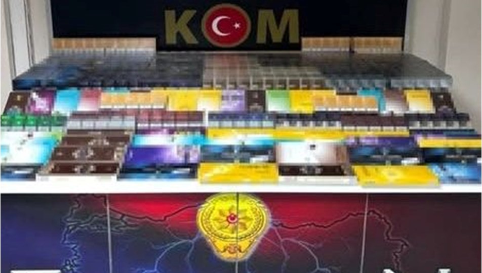 Erzurum'da kaçak sigara operasyonu
