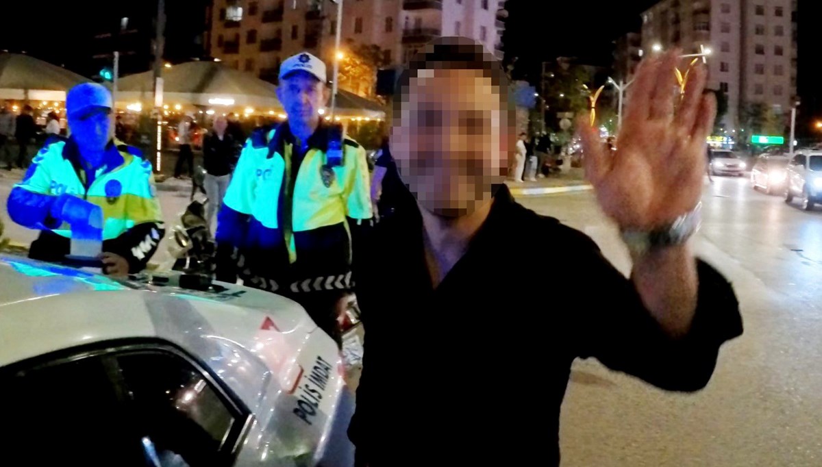 Alkollü ve kasksız sürücüye ceza