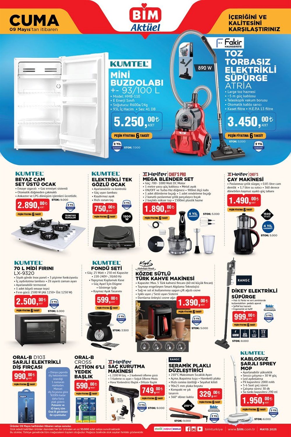 Bugün satışta! BİM 9 Mayıs cuma aktüel kataloğu 2025: Fırın, kahve makinesi, şarjlı mop, motosiklet satışa çıktı - 3