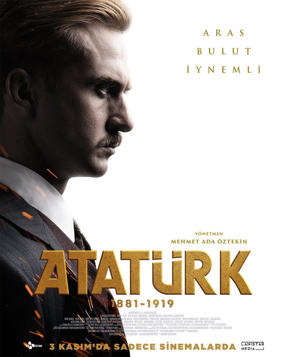 Aras Bulut İynemli'nin başrolünde olduğu Atatürk filminin afişi yayınlandı - 1