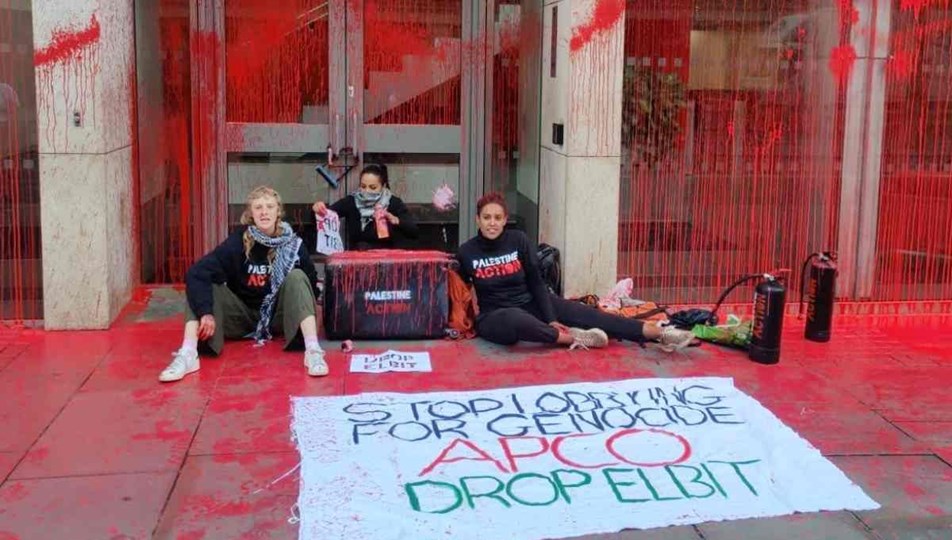 İsrail'e gönderilen silahlara karşı Londra'da