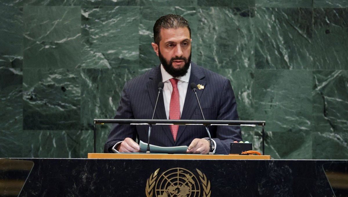 Ahmed Şara BM'de konuştu