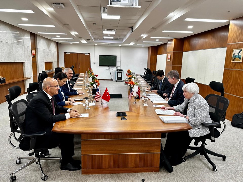 Bakan Şimşek ve MB Başkanı Erkan Hindistan'da G20'ye katılıyor - 1