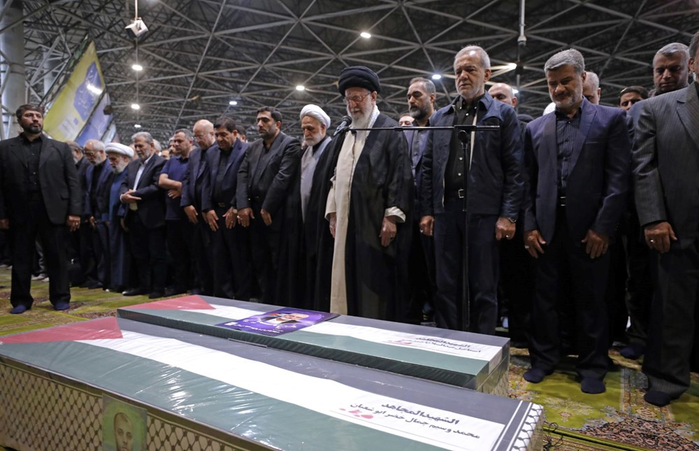 Hamas lideri İsmail Haniye Katar'da son yolculuğuna uğurlandı - 5