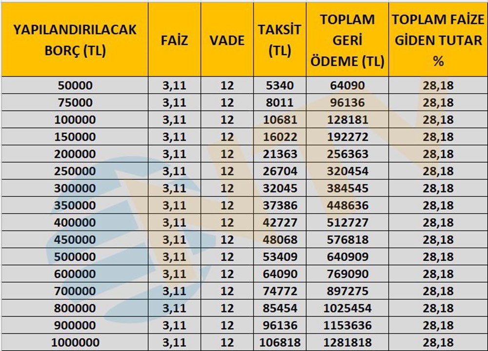 Kredi kartı ve kredi borç yapılandırması taksitleri ne kadar tutuyor? Tek tek hesapladık - 5