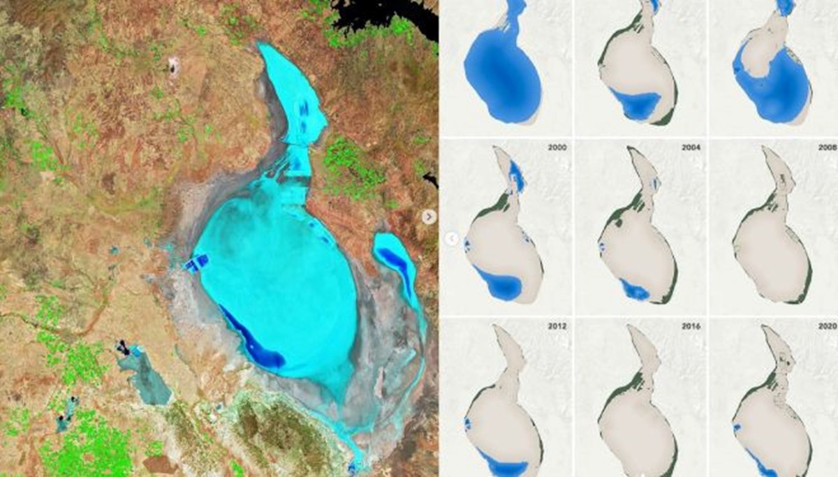 NASA'dan Tuz Gölü paylaşımı
