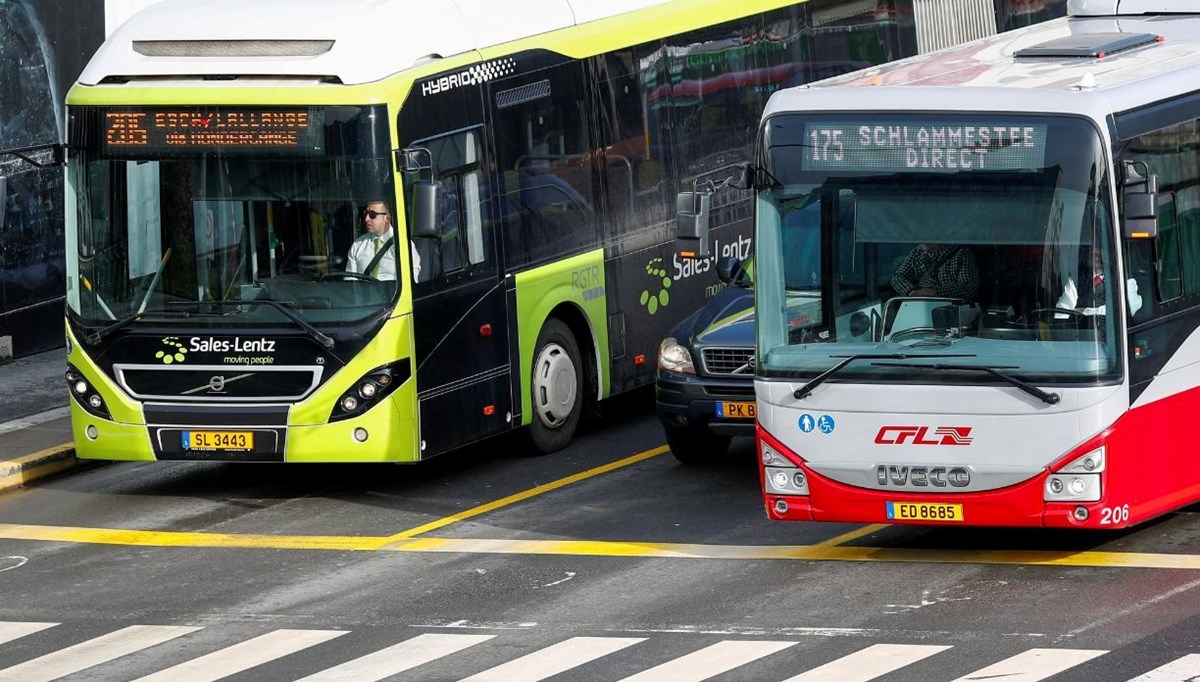 Lüksemburg'da 3 yıldır toplu taşıma ücretsiz Lüksemburg'da 3 yıldır toplu taşıma ücretsiz