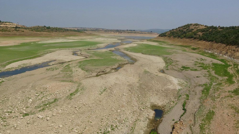 İkizcetepeler Barajı'nda su seviyesi düştü, köy kalıntıları ortaya çıktı - 14