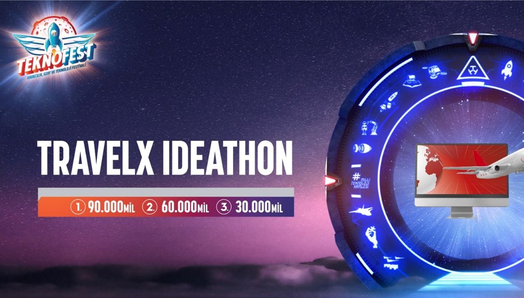 TEKNOFEST TravelX Ideathon Yarışması için başvurular devam ediyor