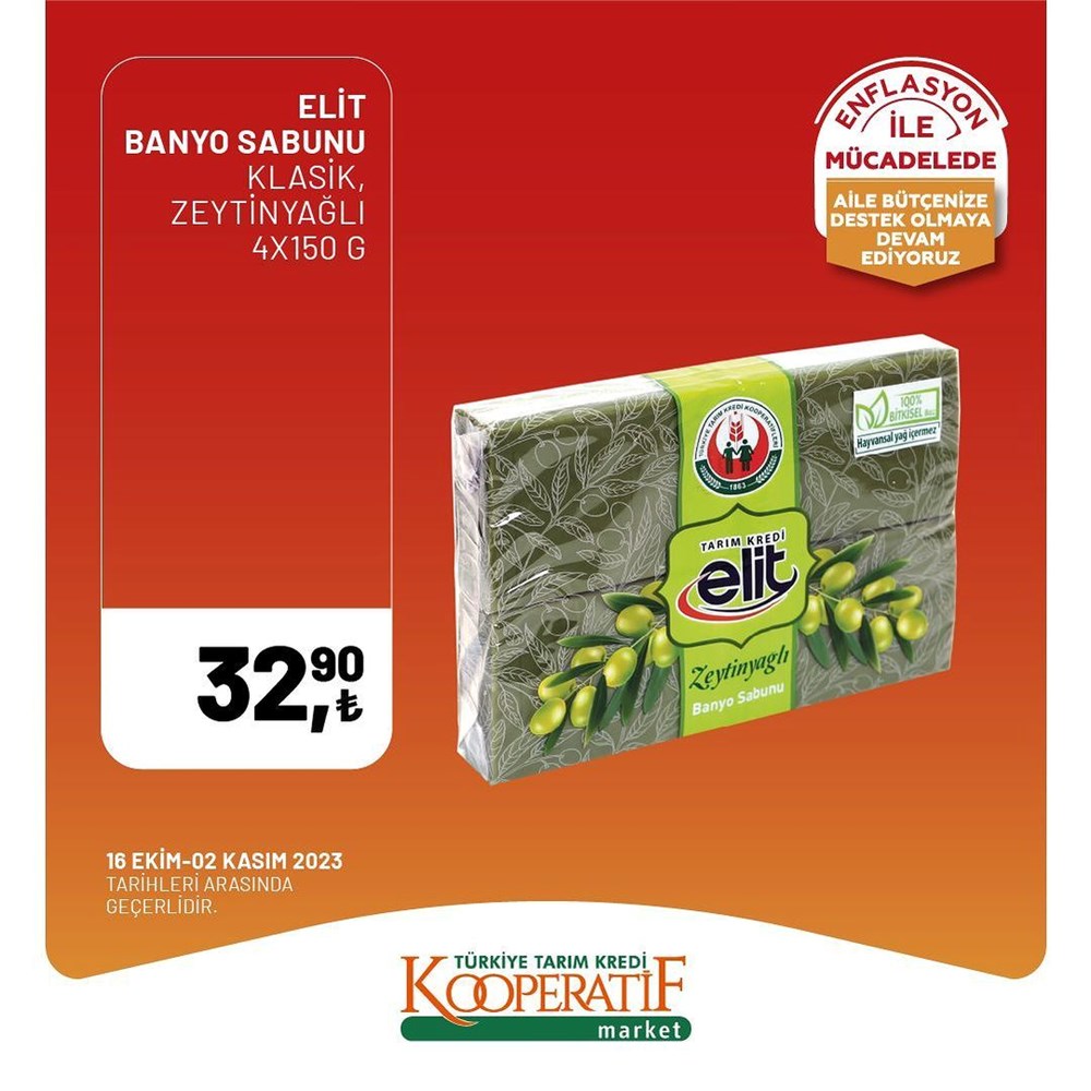 İNDİRİM BUGÜN BAŞLADI! Tarım Kredi Kooperatifi Market İndirim Kataloğu | Siirt Olay Haber Tarım Kredi Kooperatif Market ekim ayına özel yeni indirimli ürünler listesi: Yüzde 50 indirim bugün başlıyor (16 Ekim-2 Kasım 2023 Tarım Kredi Market indirimleri) - 36