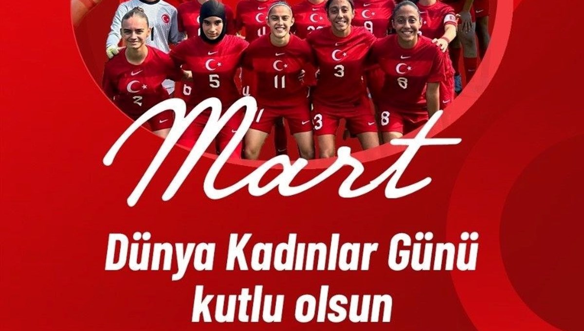 Spor camiasından 8 Mart Dünya Kadınlar Günü mesajları