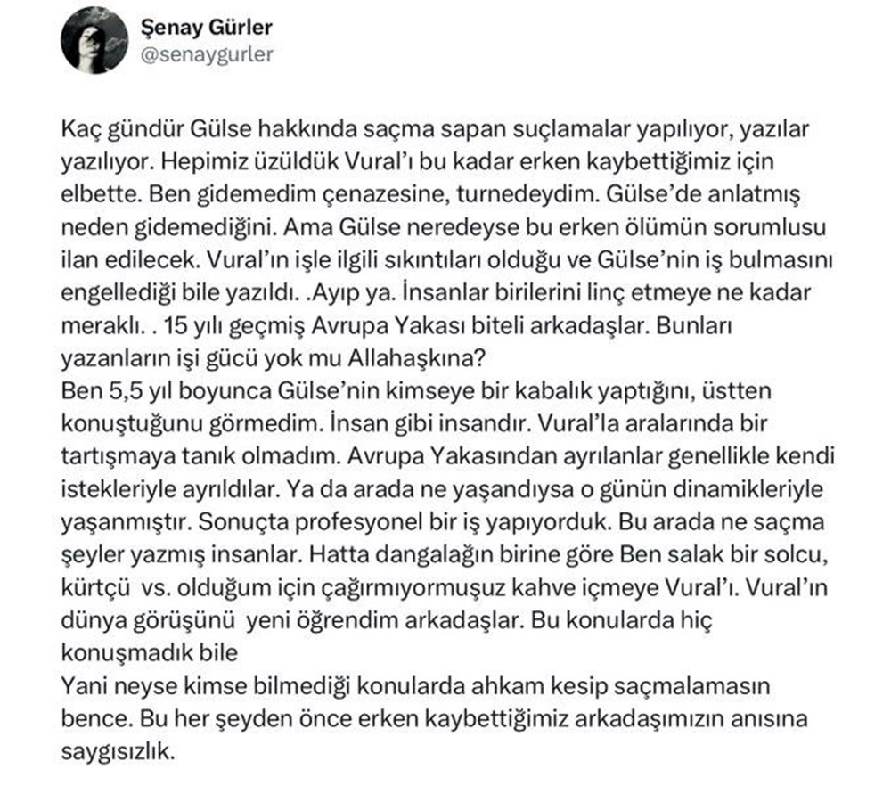 Önce paylaştı sonra sildi: Gülse Birsel'den Vural Çelik'e veda mesajı - 10