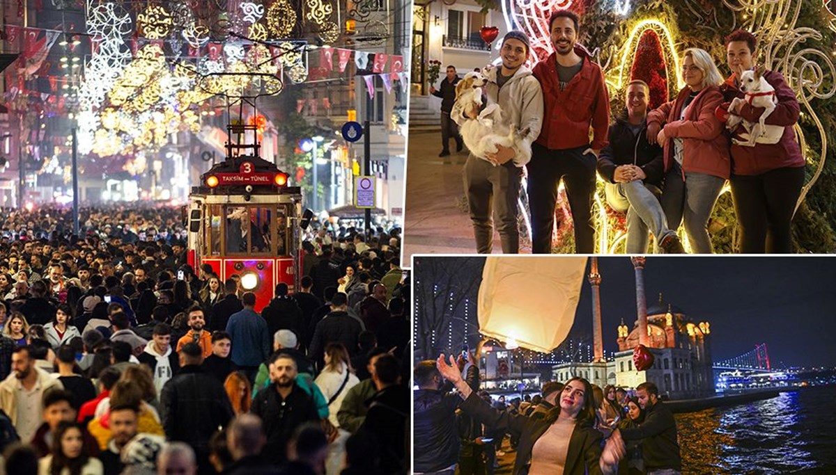 İstanbul'da yeni yıl coşkusu