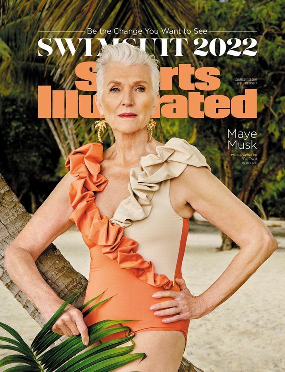 Elon Musk'ın annesi Maye Musk Sports Illustrated'e mayolu poz veren en yaşlı kadın oldu - 3