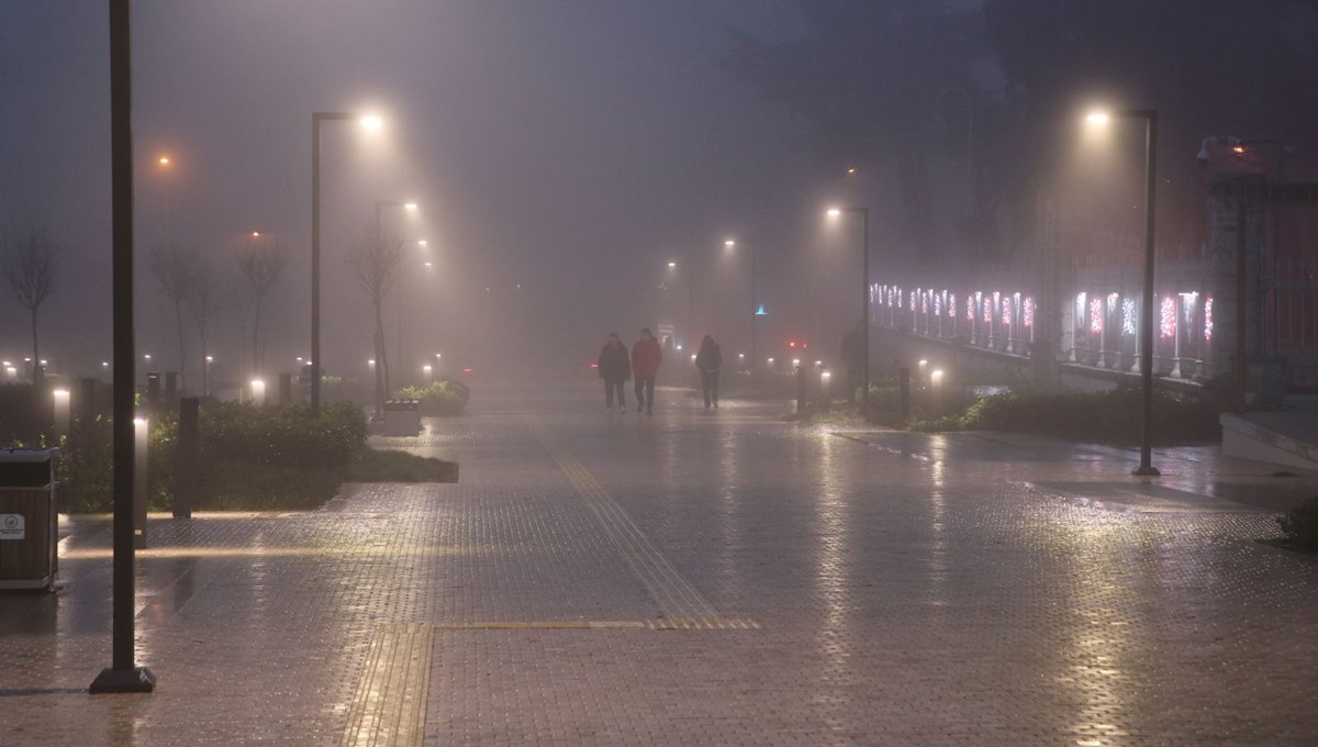 Edirne'de yoğun sis