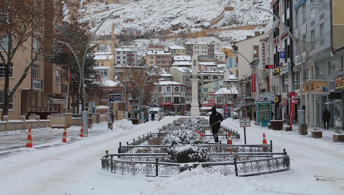 Bayburt'ta 3 gün kar yağışı bekleniyor