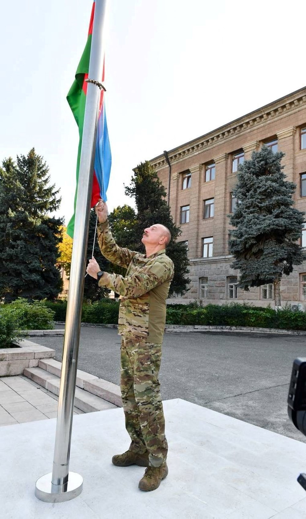 Hankendi'ye Azerbaycan bayrağı - 3