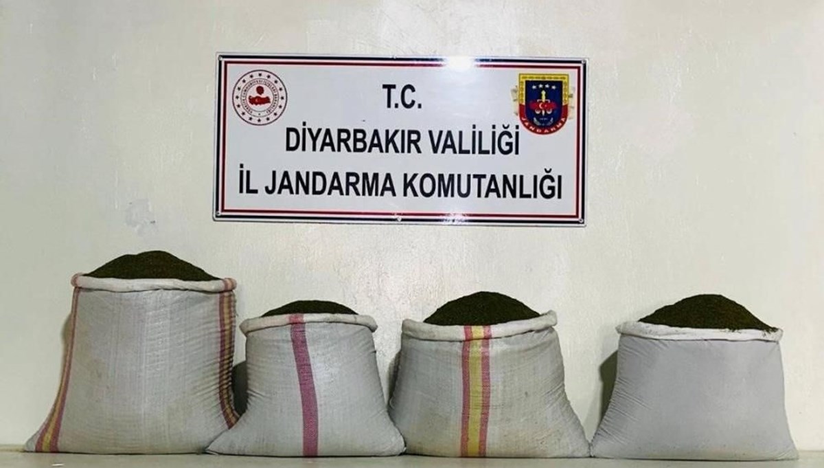 Diyarbakır'da 68 kilogram esrar ele geçirildi