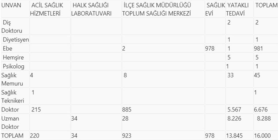 2020 yılında 16 bin sözleşmeli sağlık personeli istihdam edilecek - 1