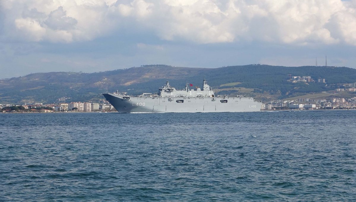 TCG Anadolu, Çanakkale Boğazı'nda TCG Anadolu, Çanakkale Boğazı'nda